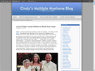 Cindy’s Multiple Myeloma Blog
